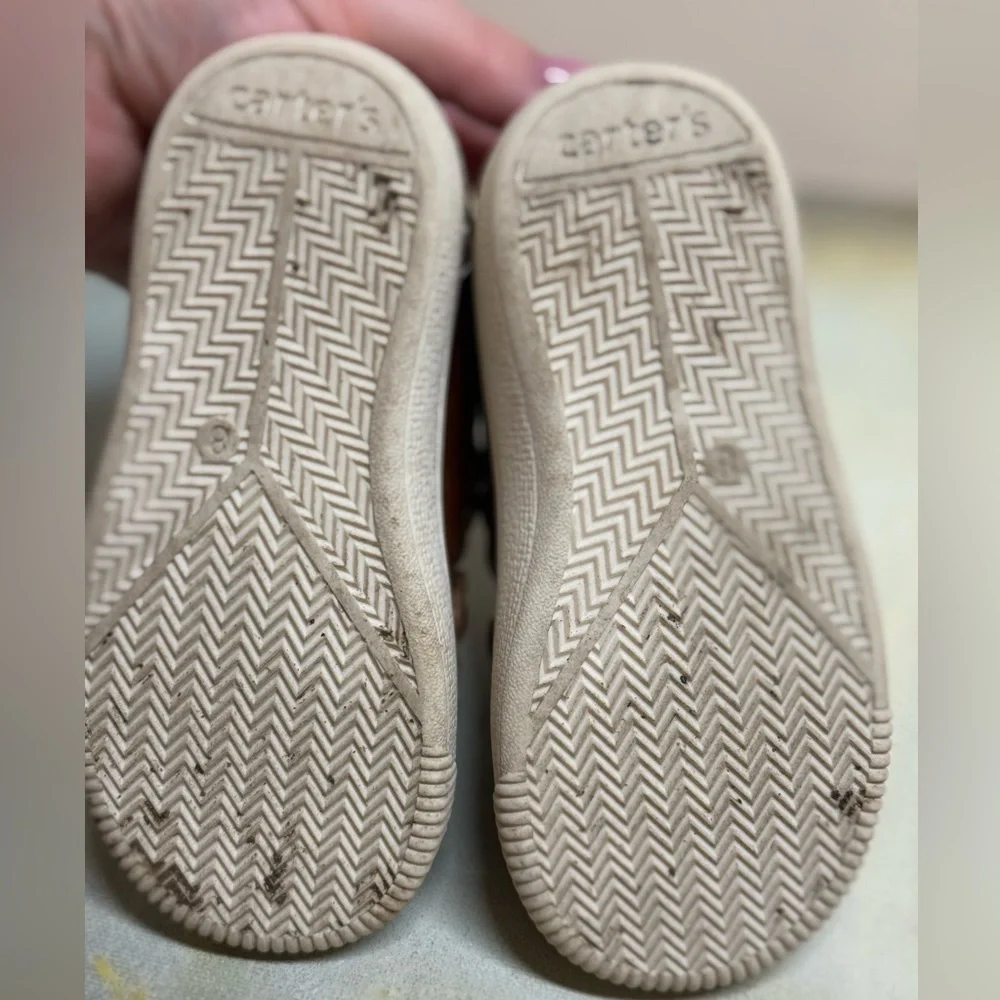 Lot two pairs Toddler shoes size 8